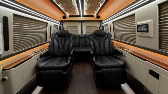 8 passenger sprinter van interior topeka