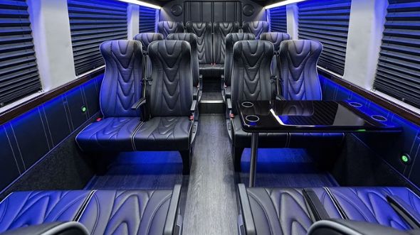 olathe 20 passenger sprinter van interior