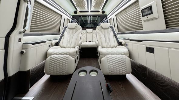 olathe 8 passenger sprinter van interior