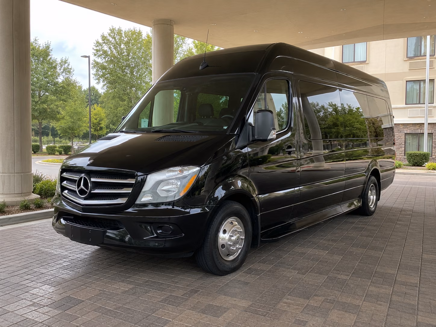conference and convention attendee sprinter van transportation in olathe kansas