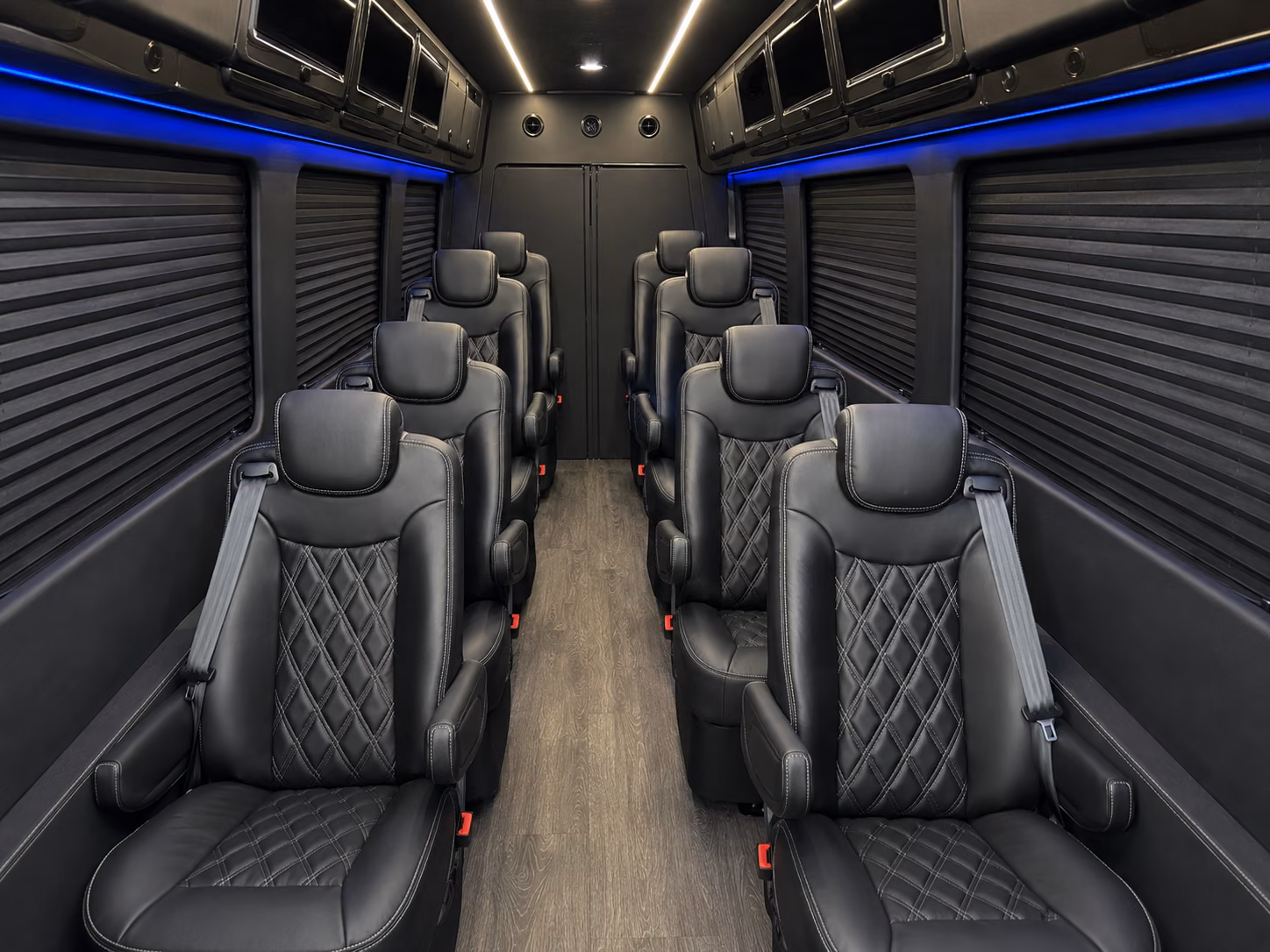 olathe 12 passenger sprinter van interior