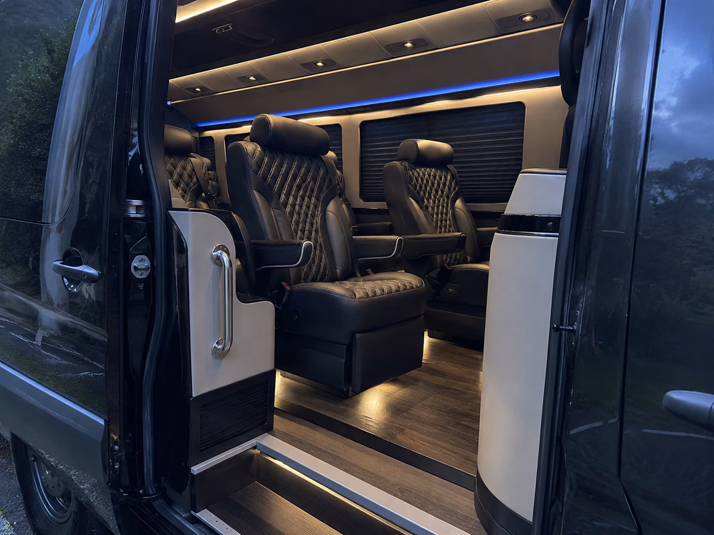 olathe 15 passenger sprinter van interior