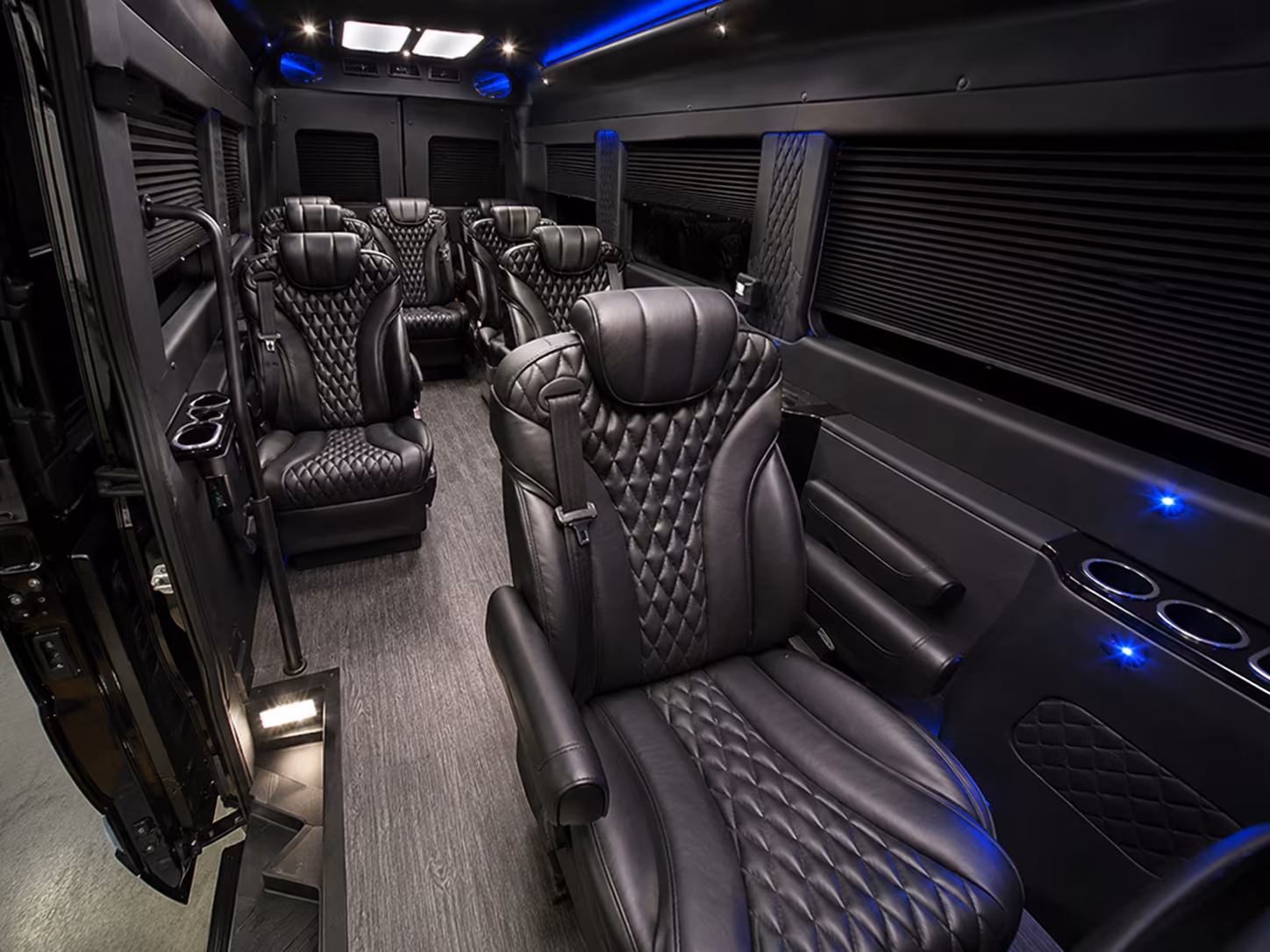 olathe 18 passenger sprinter van interior