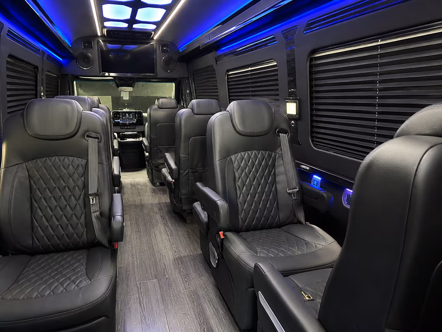 olathe 20 passenger sprinter van inside