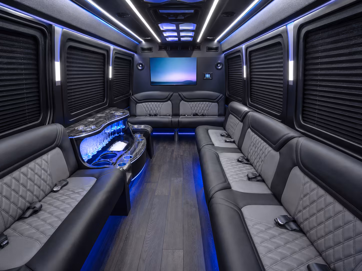 olathe sprinter limousine interior