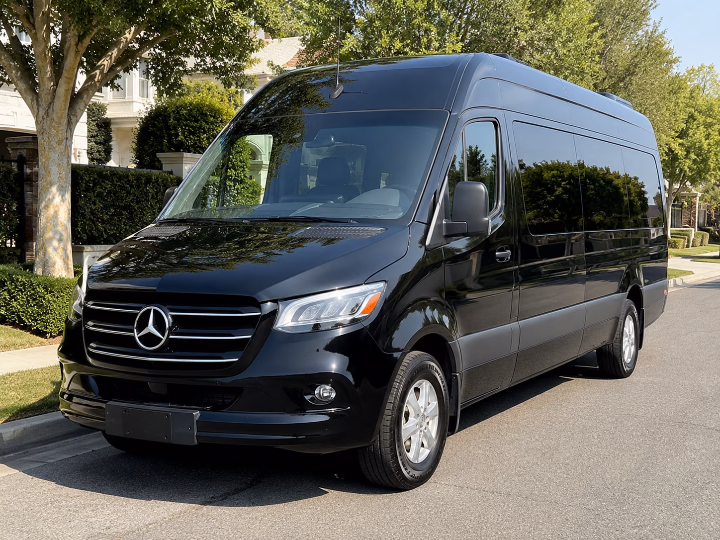 sprinter van rentals for parent coordinated prom group bookings with set pickup and return times in olathe