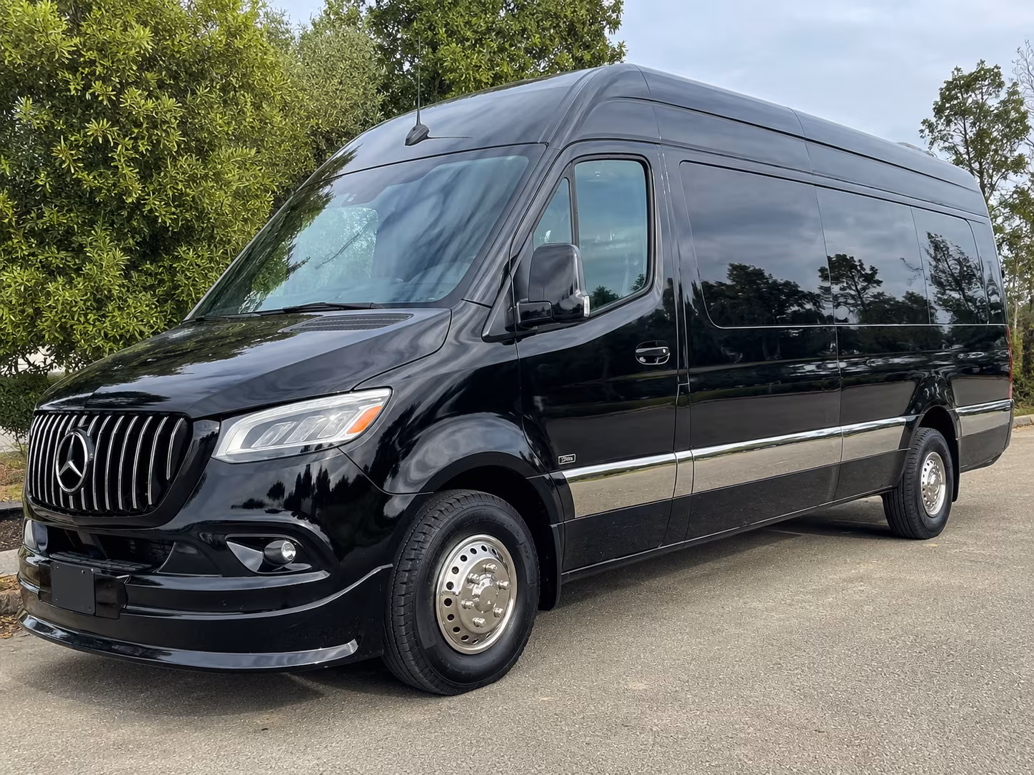 warehouse distribution center and industrial park sprinter van shuttles in olathe